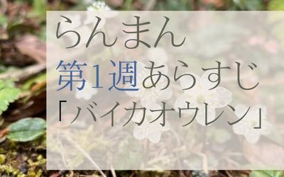 らんまん第1週のあらすじとネタバレ