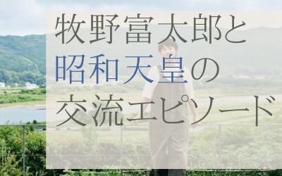 牧野富太郎と昭和天皇の交流エピソード